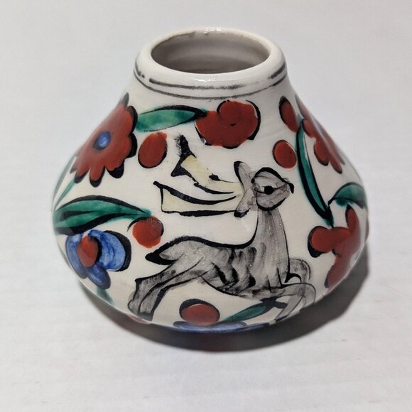 Handmade Other - Vintage Icaros Rhodes Greek Pottery Vase Vessel